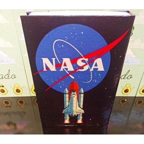 Nasa Design Book Shaped Decorative Box