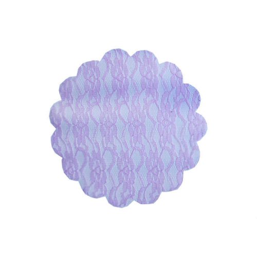 Organze Lace Patterned Pink 22Cm P100-100