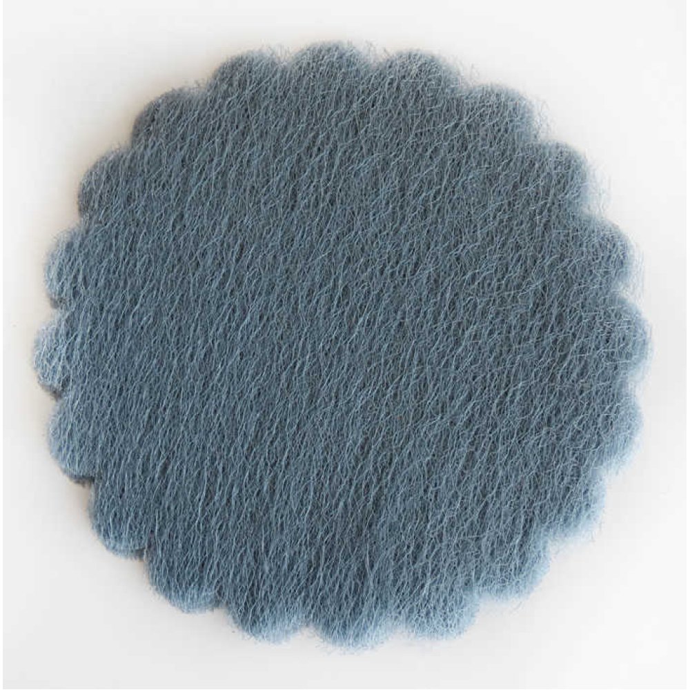 Organze Mesh Round 24 Cm Silver P100-100