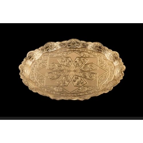 Ottoman Pattern Zamak Serving Tray