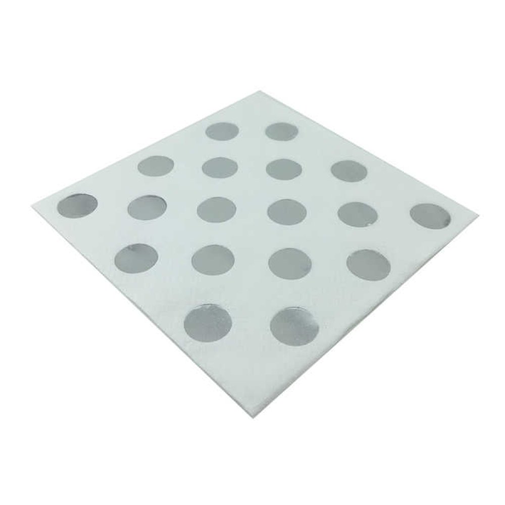 Napkin White Silver Point 33X33Cm Pk:16 Kl:24