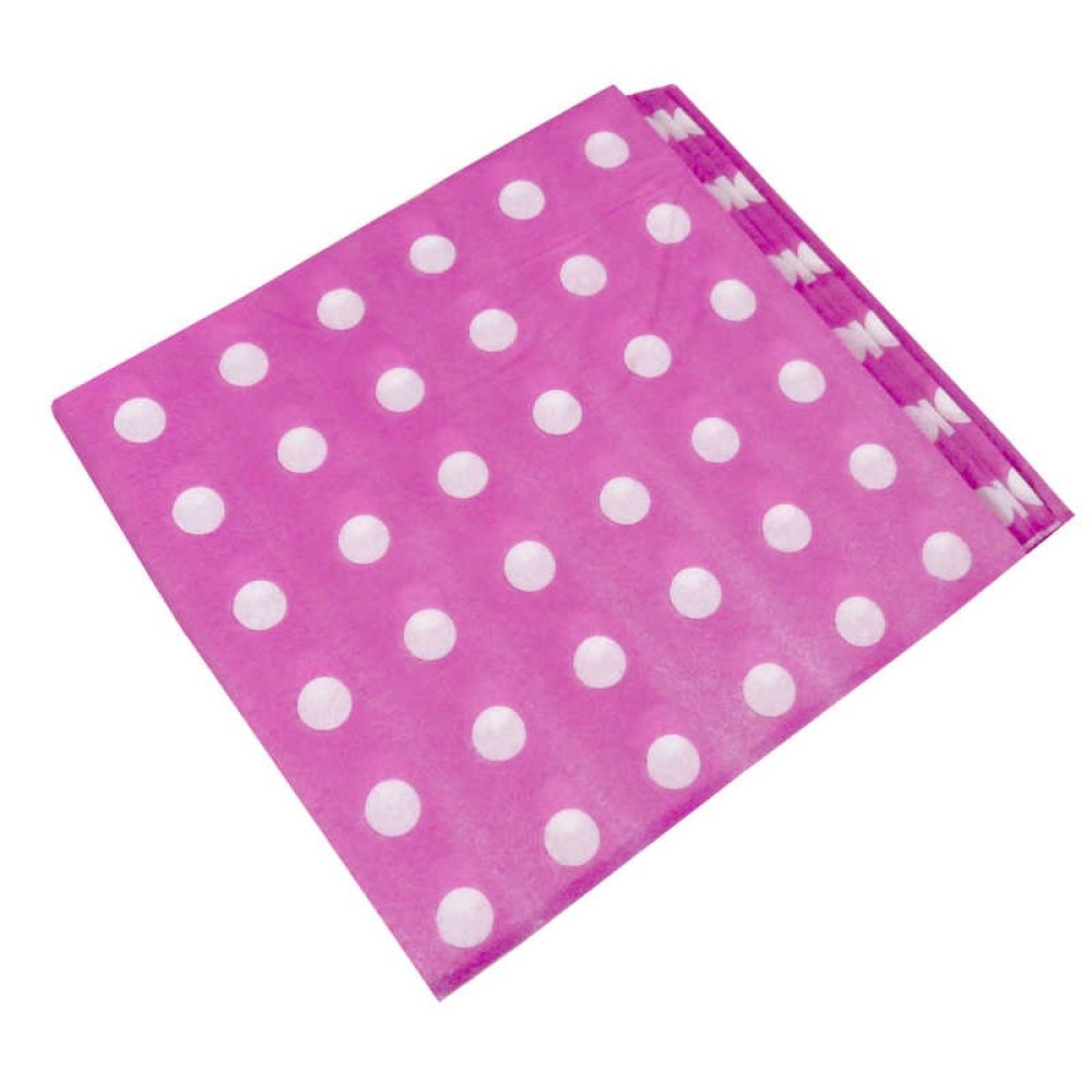 Napkin Dotted Fuchsia 33X33 Pk:20 Kl:150