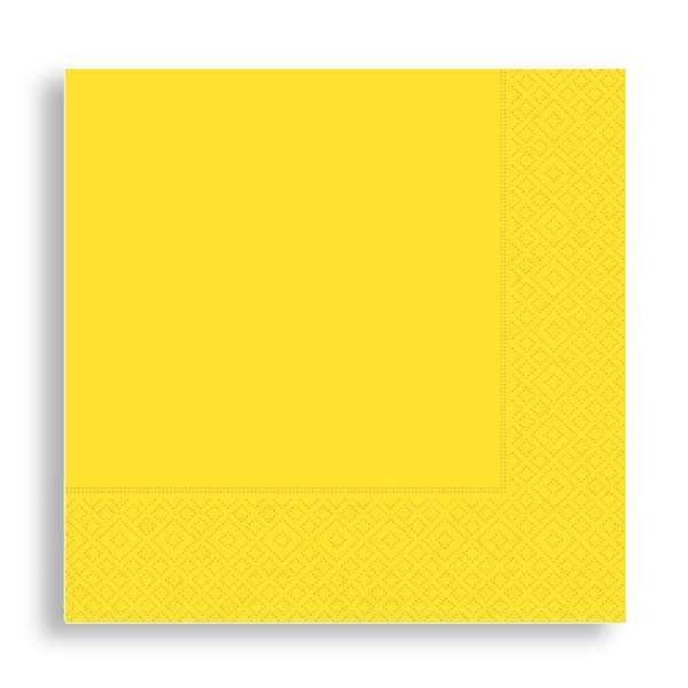 Napkin Yellow 33X33Cm Pk:16 Kl:24