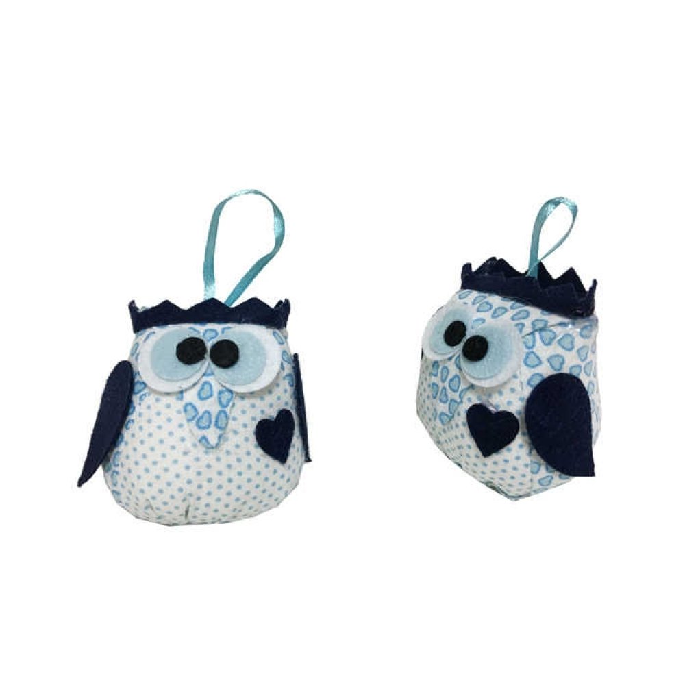 Plush Owl Blue (001) P12-480
