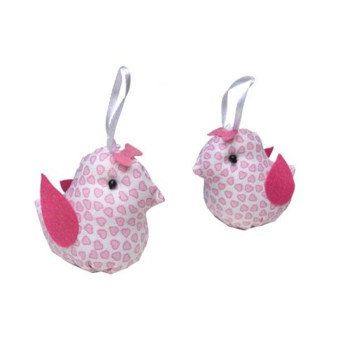 Plush Bird Pink (009) P12-600