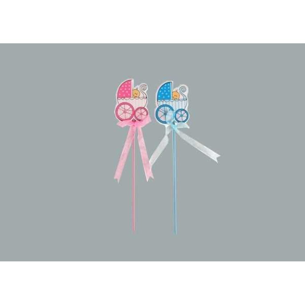 Stroller With Rod Pink P10-500