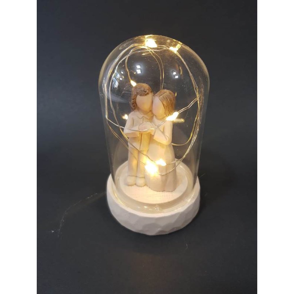 Romantic Lover Trinket Lighted Bell