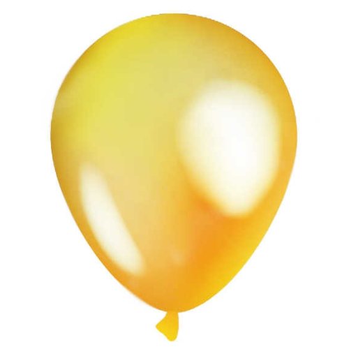 Transparent Yellow 12 Inch Balloon 100 Pieces
