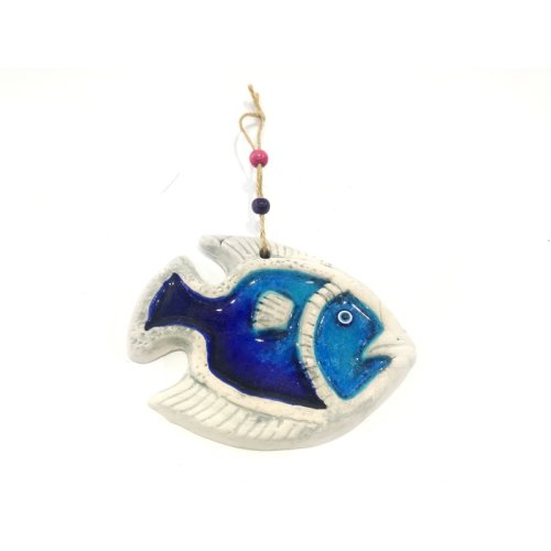 Ceramic Fish Design Wall Ornament