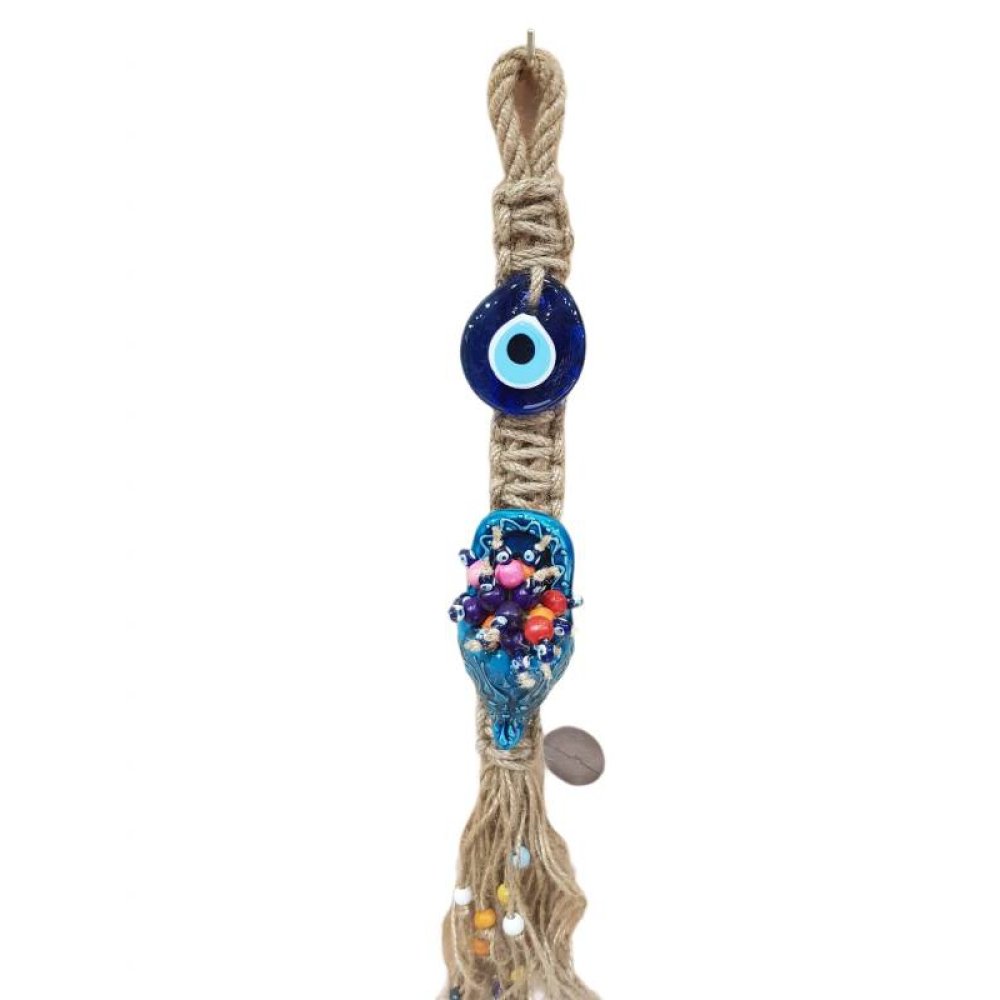 Ceramic Evil Eye Beads Hanging Ornament
