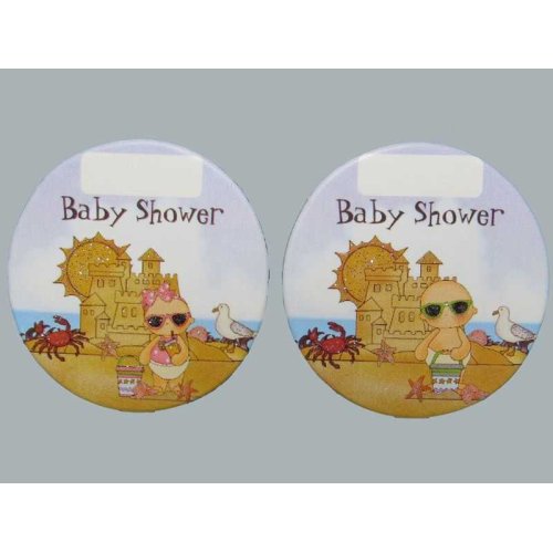 Sti̇cker Baby On Holiday Baby Shower Pink P50