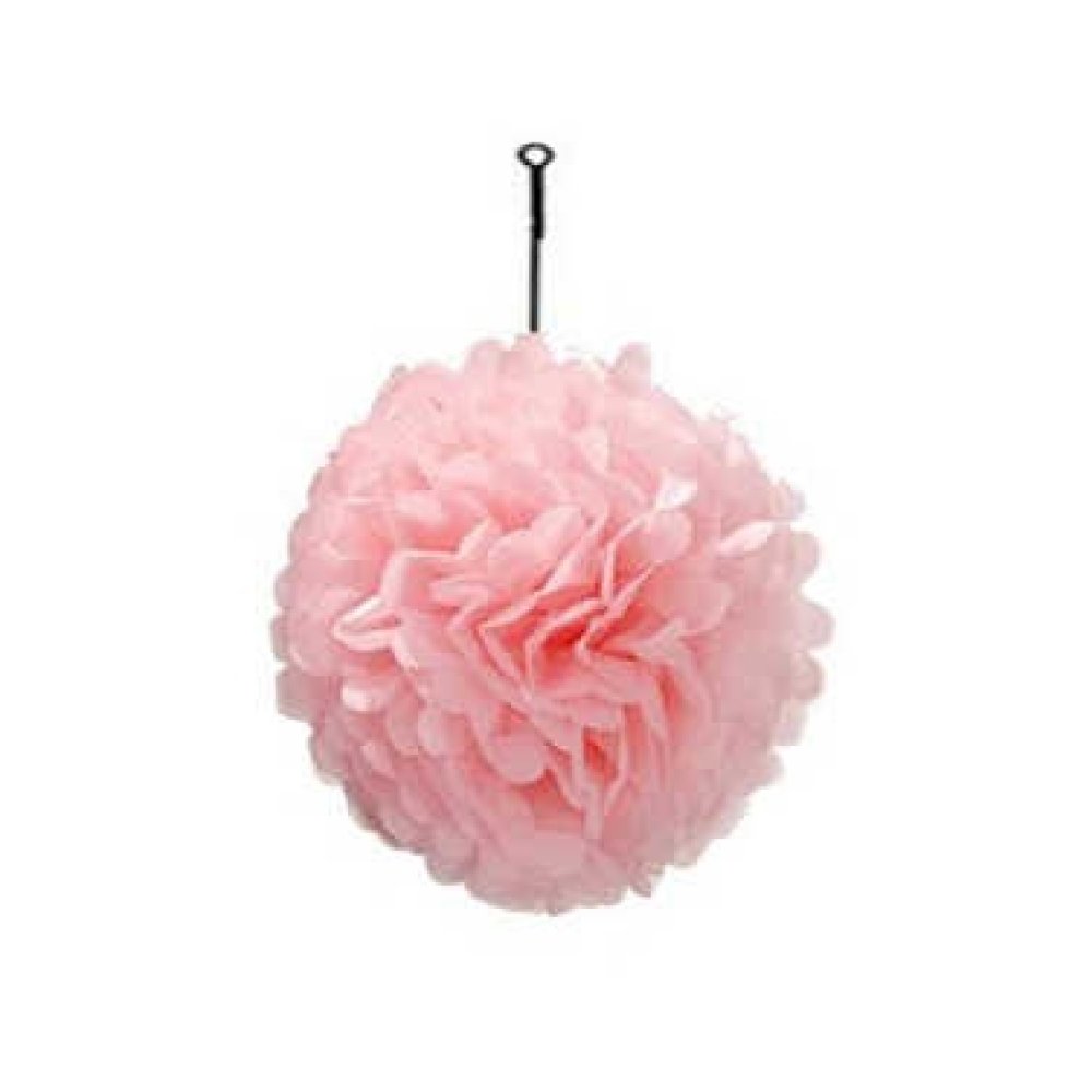 Ornamental Pompom Pelur Paper 35 Cm Pink Pk:1 Kl:300