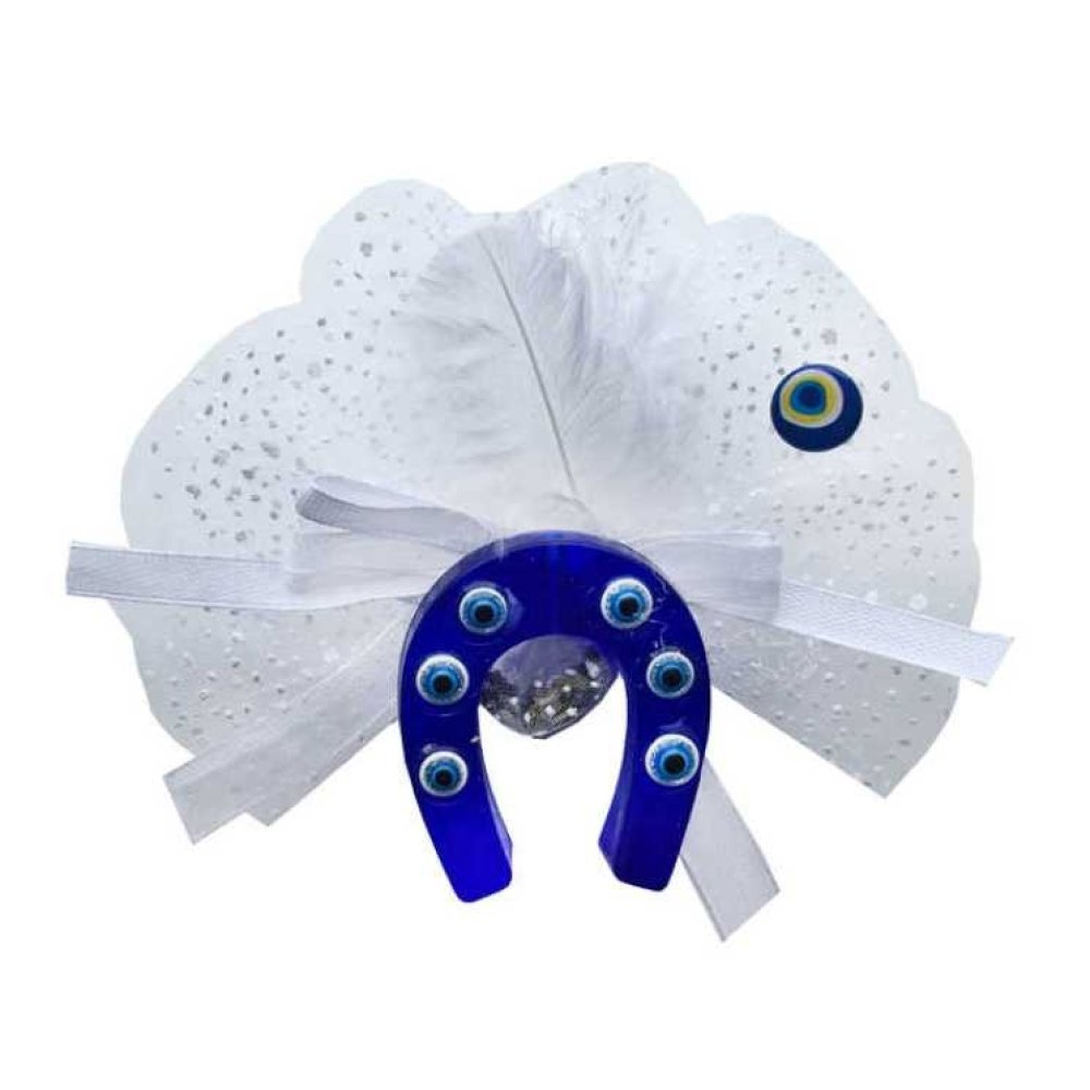 Fancy Circumcision Candy Evil Eye Beads Acrylic Horseshoe 50 Pcs