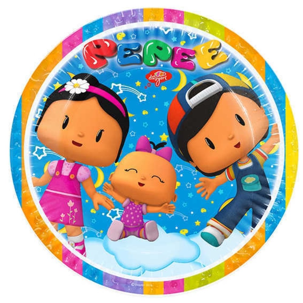 Plate Pepee Colored Dreams 23Cm Pk:8 Kl:12