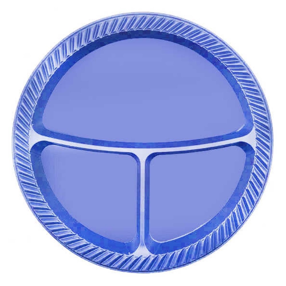 Plastic 3 Sections 26 Cm Purple Pk:25 Kl:20