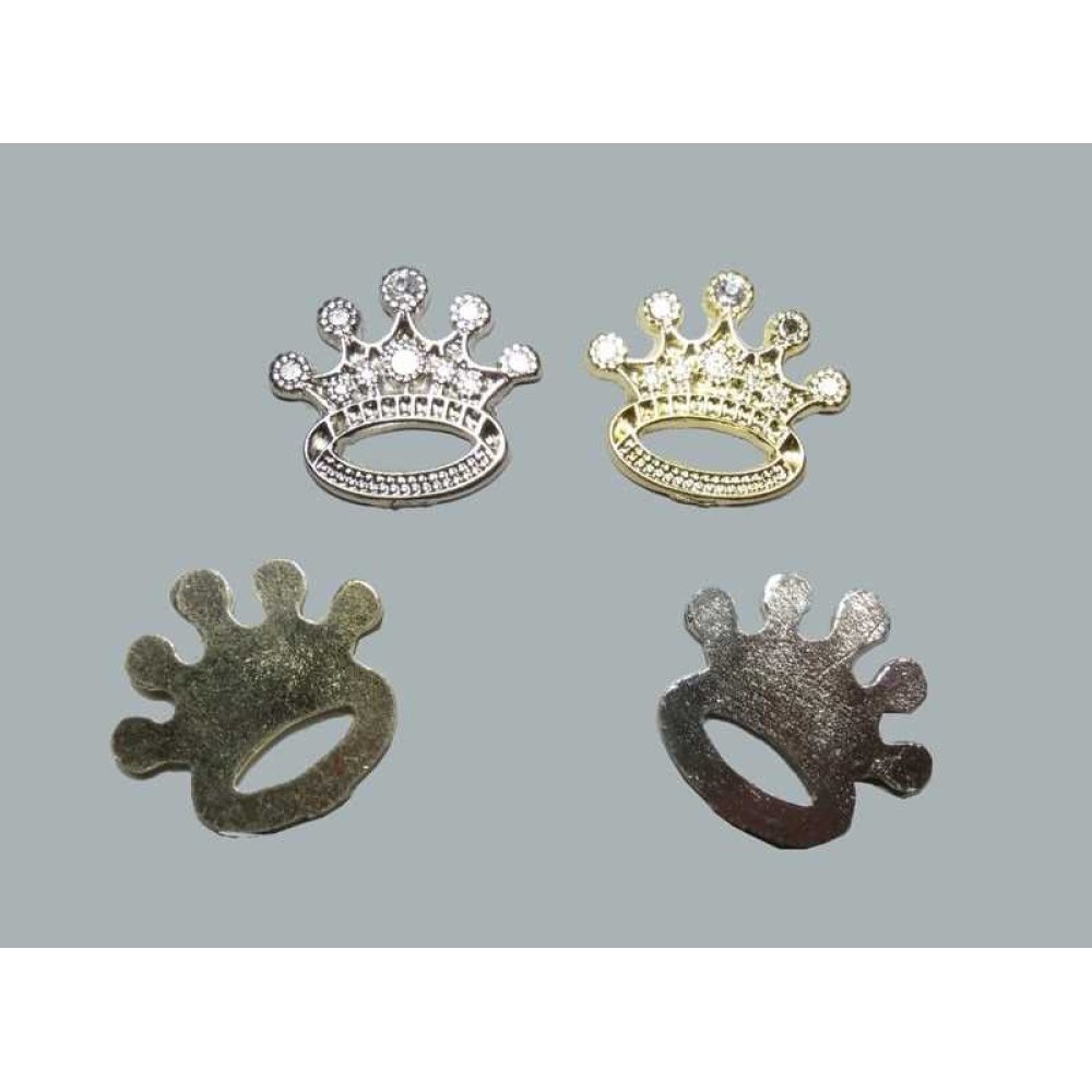 Crystal Stone Metal Silver P50