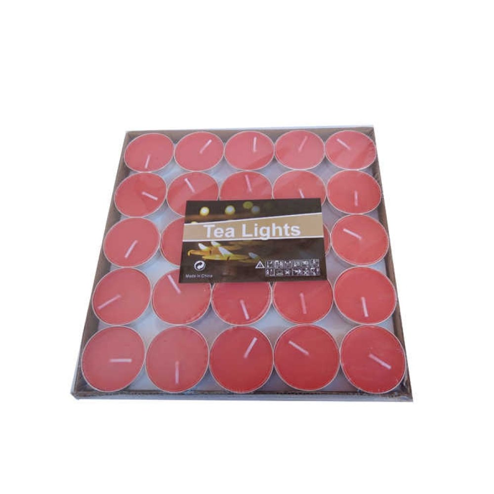 Tea Light Color Candle 50 Pieces