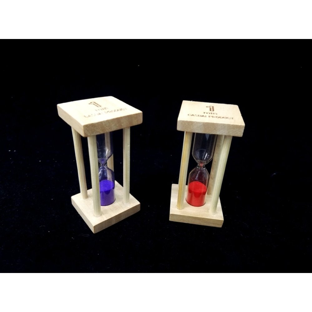 Wholesale 1 Minute Promotional Wooden Hourglass