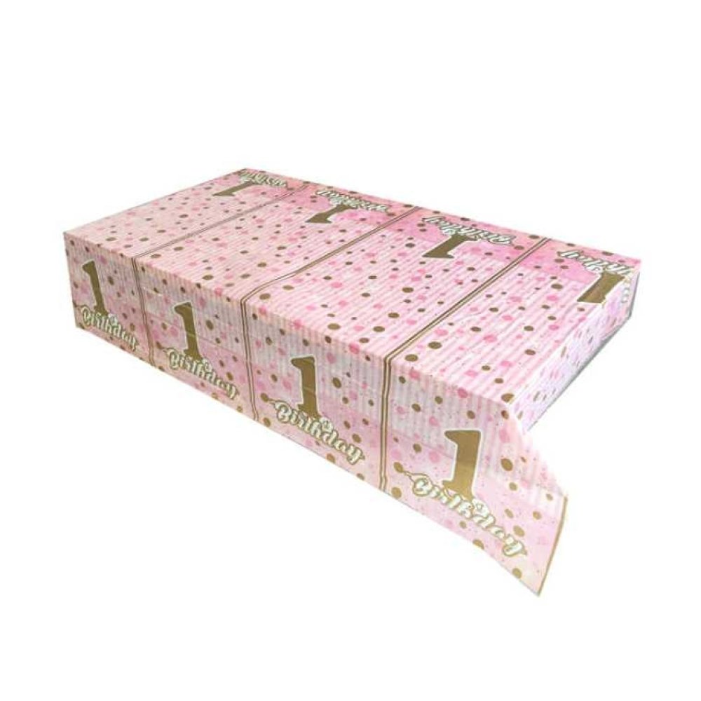 Wholesale 1 Years Birthday Supplies Table Cloth