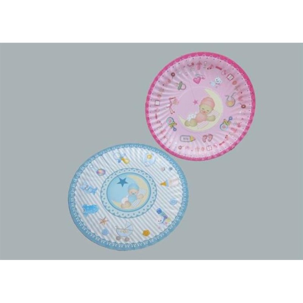 Wholesale 23 cm Aydedeli Cardboard Plate 8 Pieces