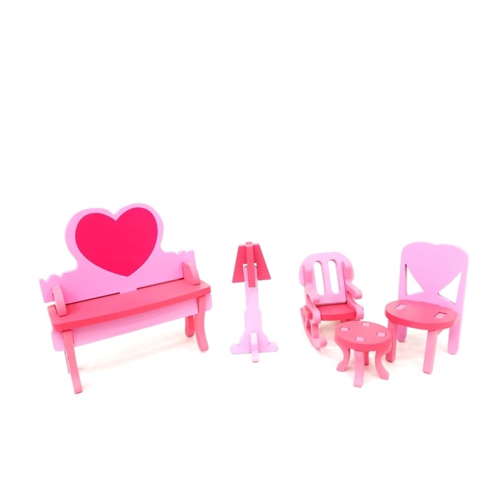 Wholesale 3D Wooden Miniature Furniture