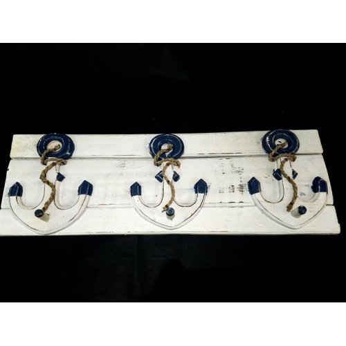 Wholesale Wooden 3 Anchor Hanger