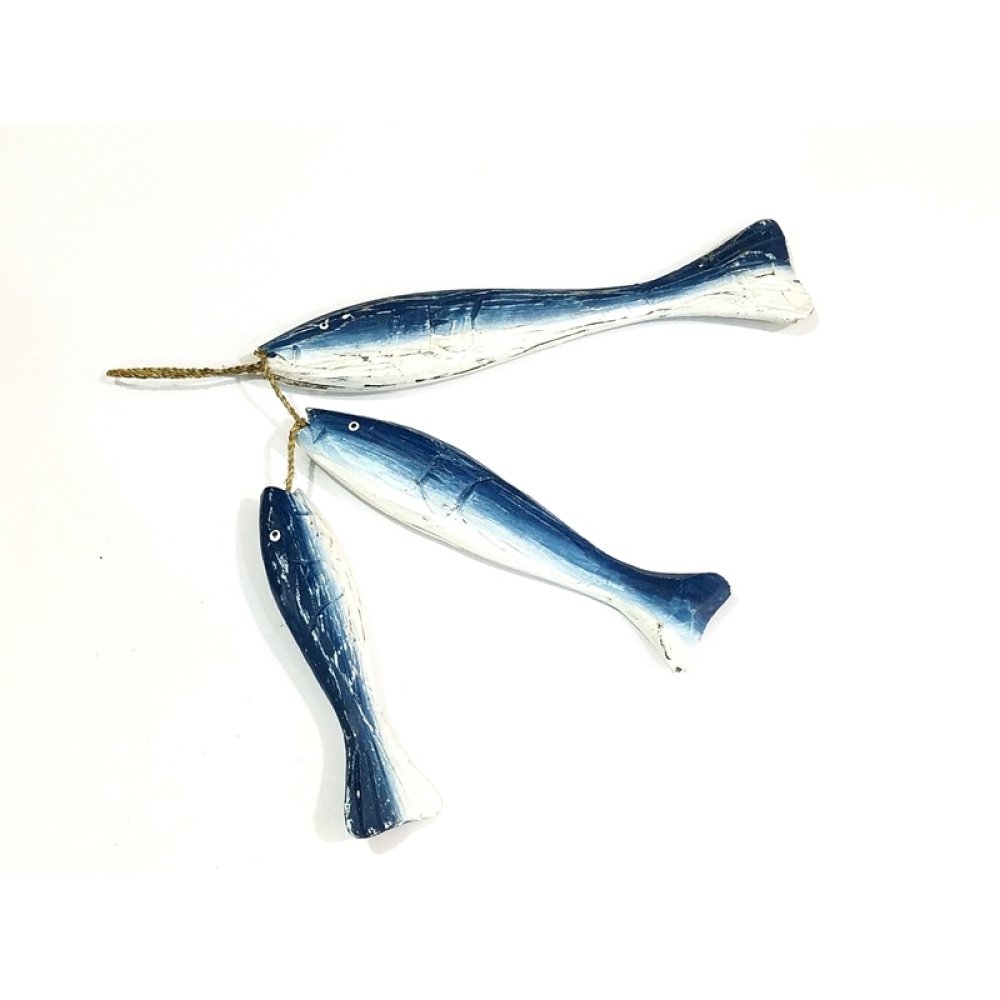 Wooden Fish Wall Ornament
