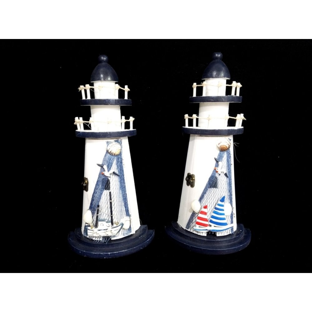 Wholesale Wooden Lighthouse Keychain