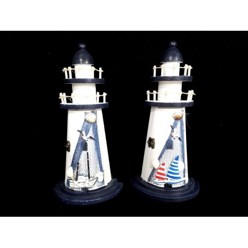 Wholesale Wooden Lighthouse Keychain