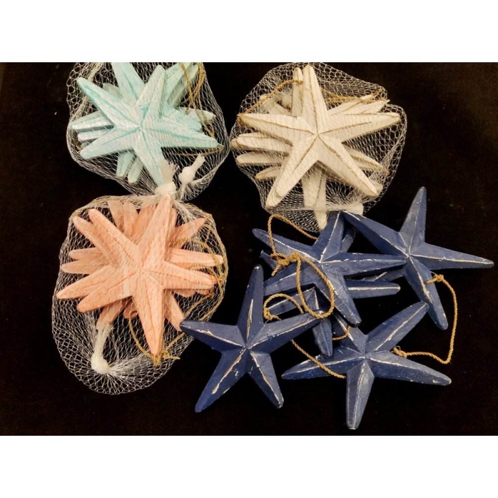 Wholesale Wooden Starfish Ornament