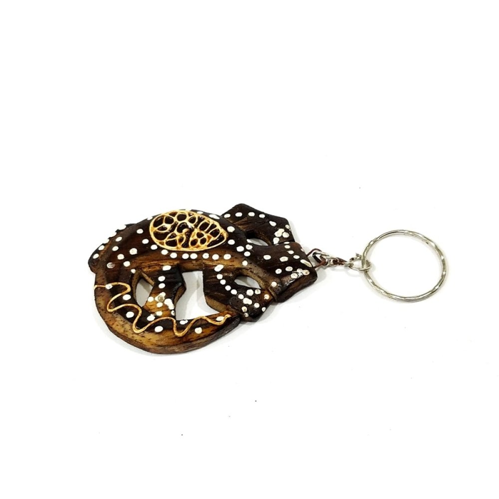 Wholesale Wooden Indonesian Keychain Assortment