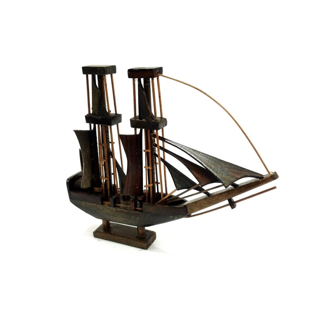 Wooden Souvenir Sailboat