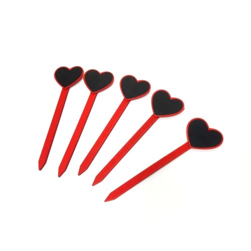 Wholesale Wooden Heart Flowerpot Ornament Stick