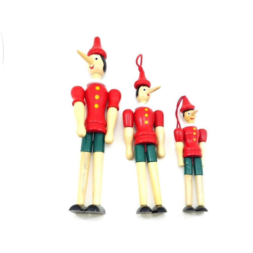 Wholesale Wooden Pinocchio Puppet 15 cm