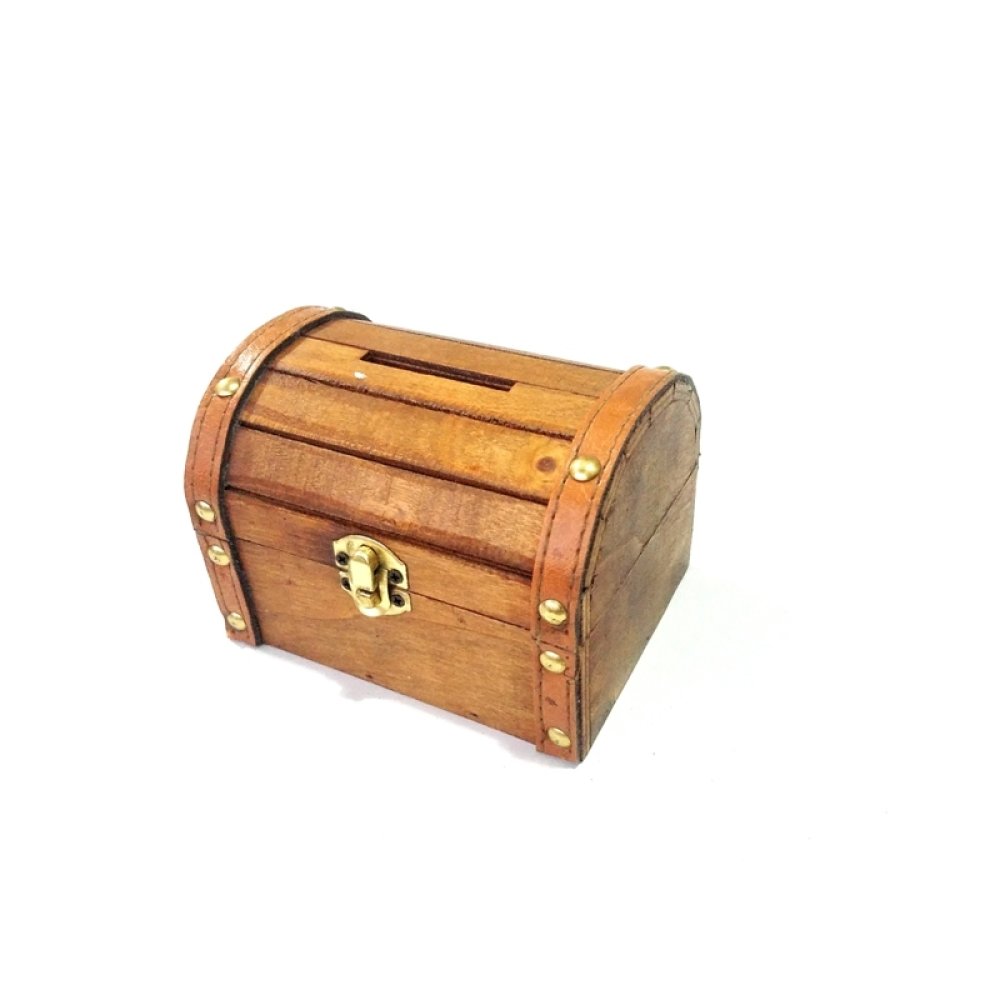 Wholesale Wooden Crate Piggy Bank