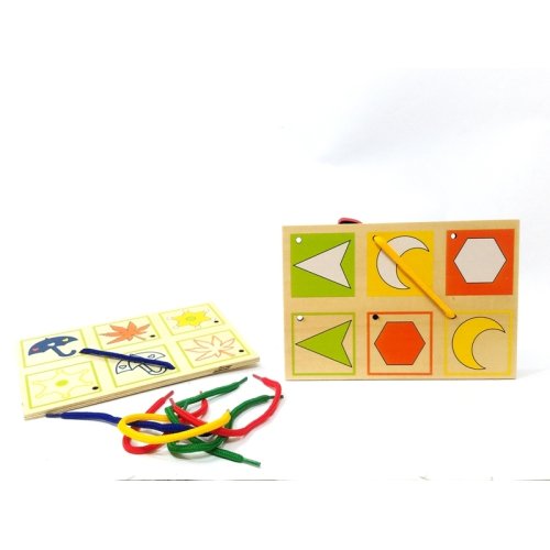 Wholesale Wooden Shape and Color Matching Game