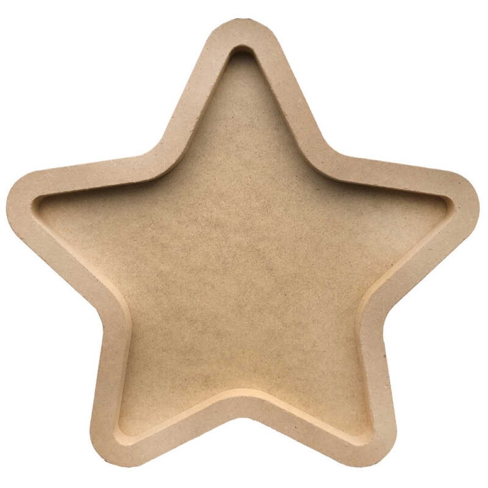 Wholesale Wooden Star Door Ornament