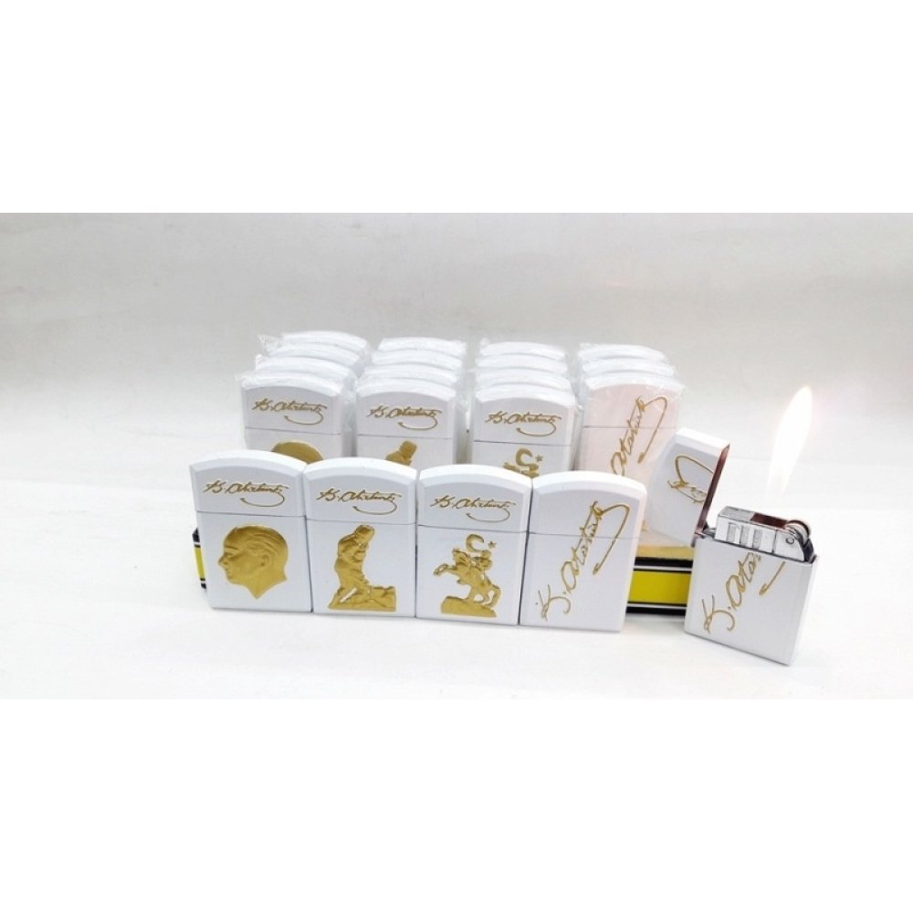 Wholesale Ataturk Printed Embossed Lighter