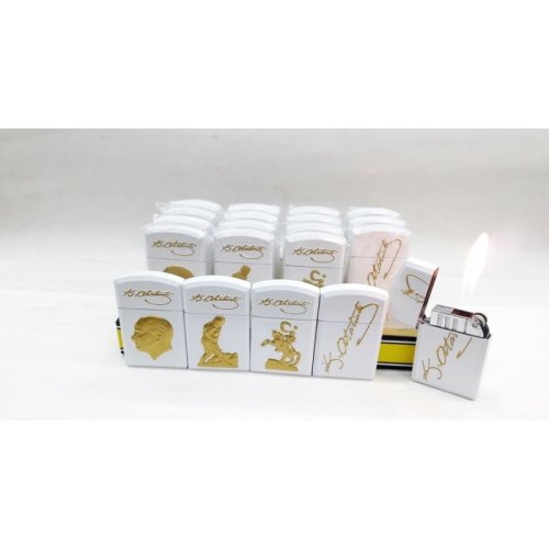 Wholesale Ataturk Printed Embossed Lighter