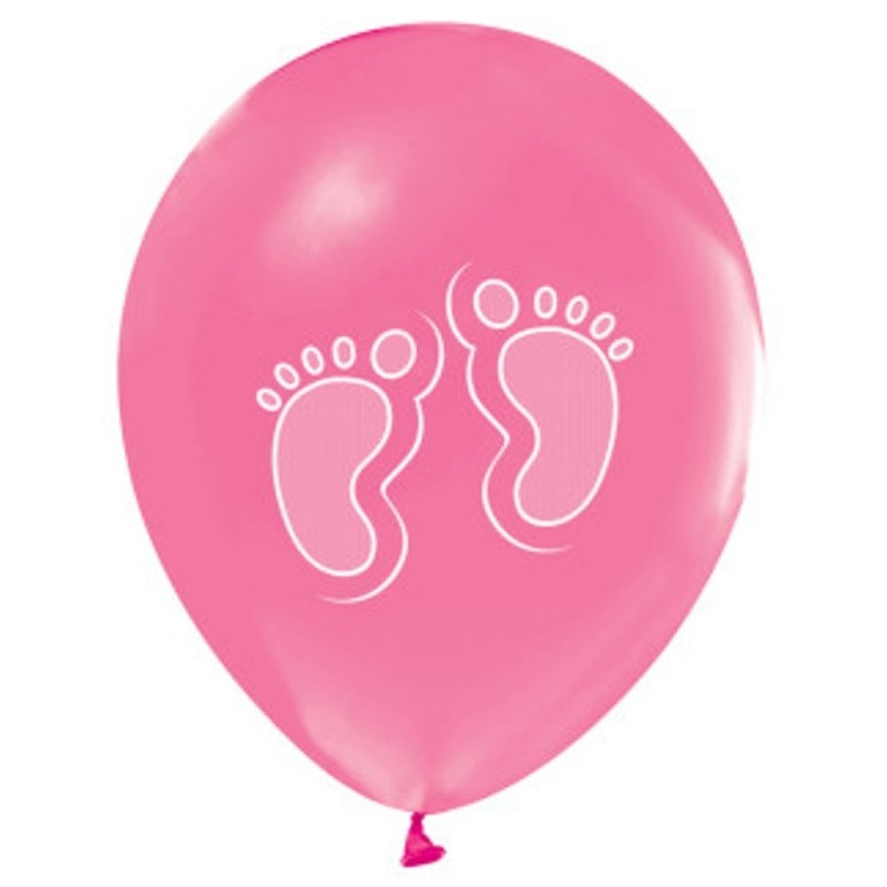 Wholesale Foot Printed Metallized Balloon 100 pcs