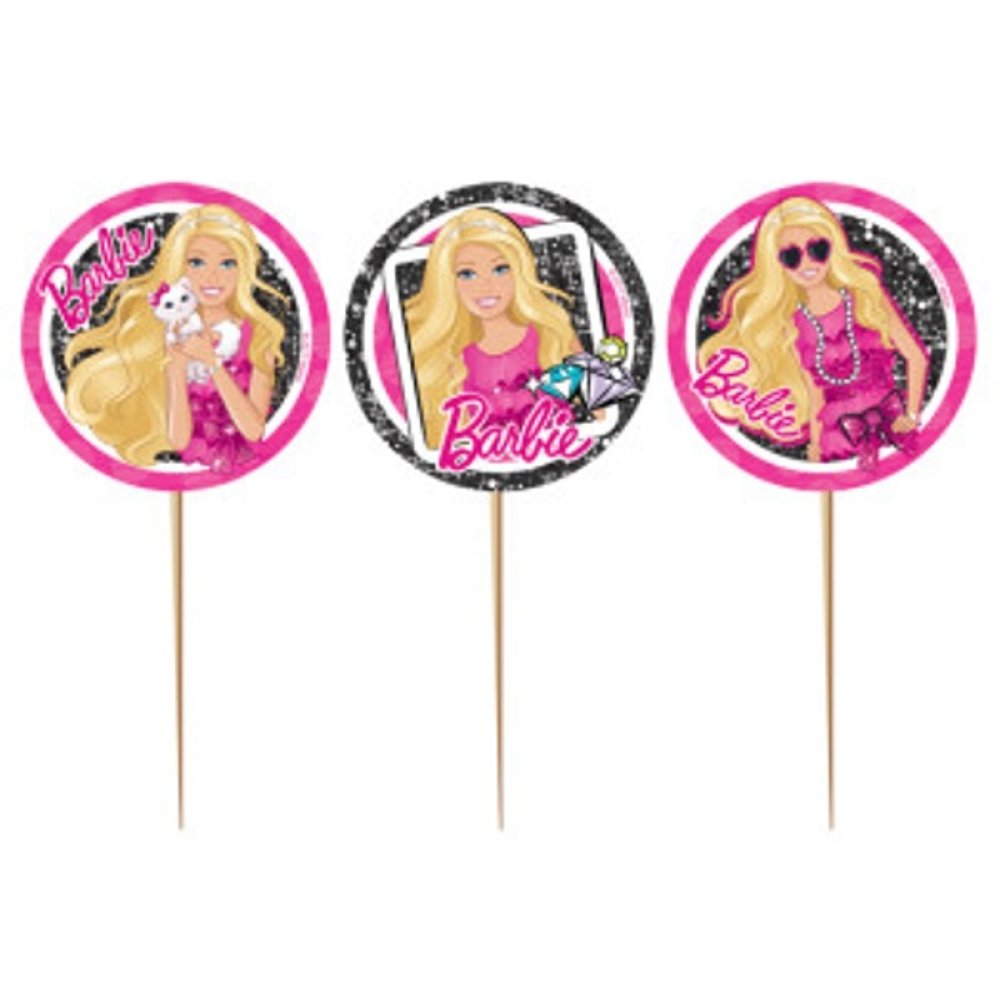 Wholesale Barbie Concept Party Decorations Toothpick