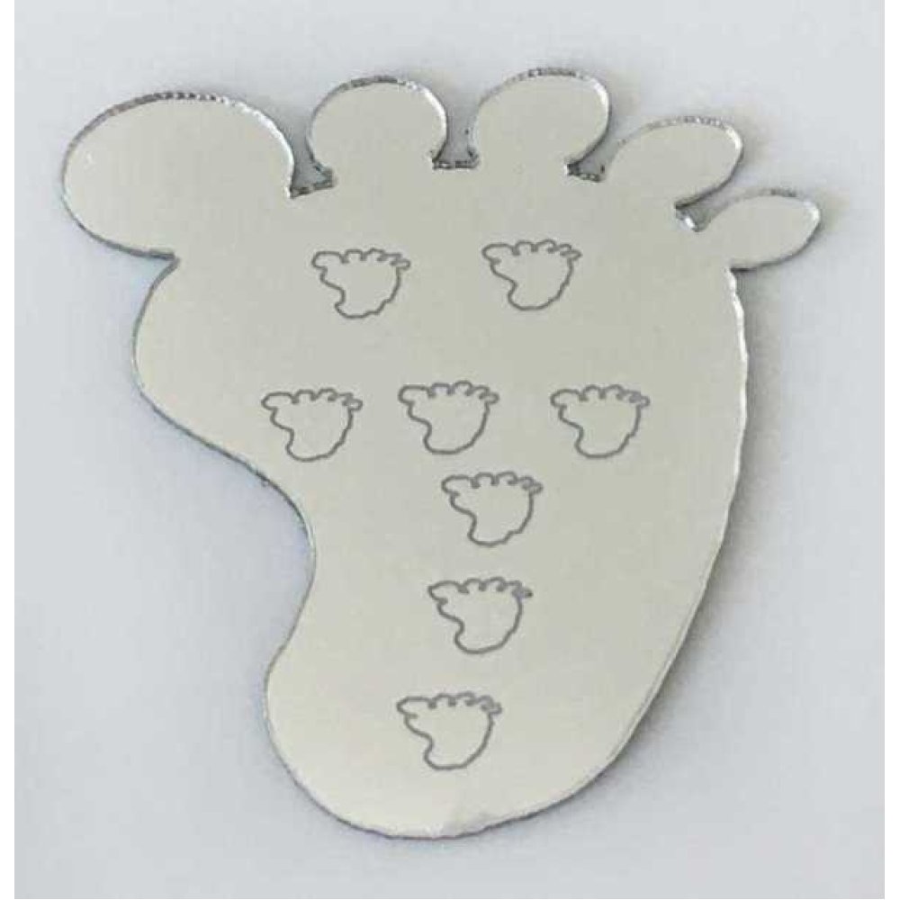 Wholesale Baby Footprint Plexiglass 25 Pieces