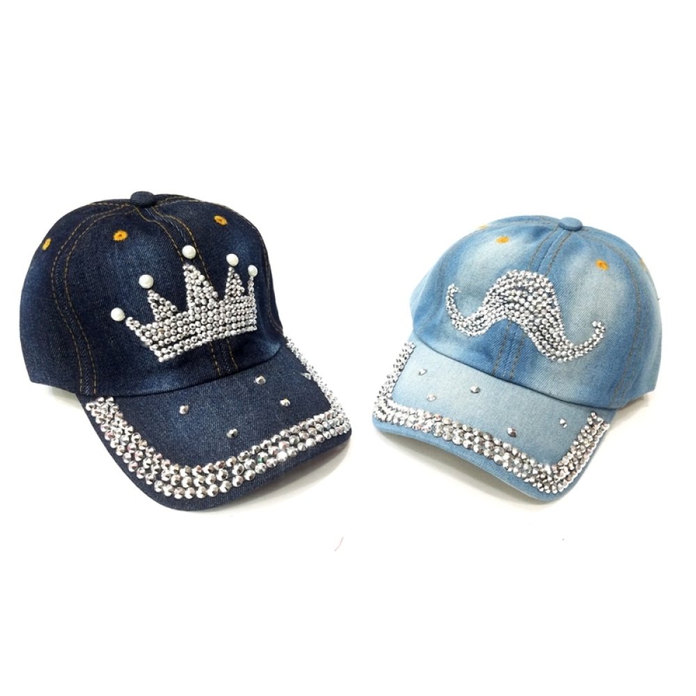 Wholesale Large Stone Denim Hat