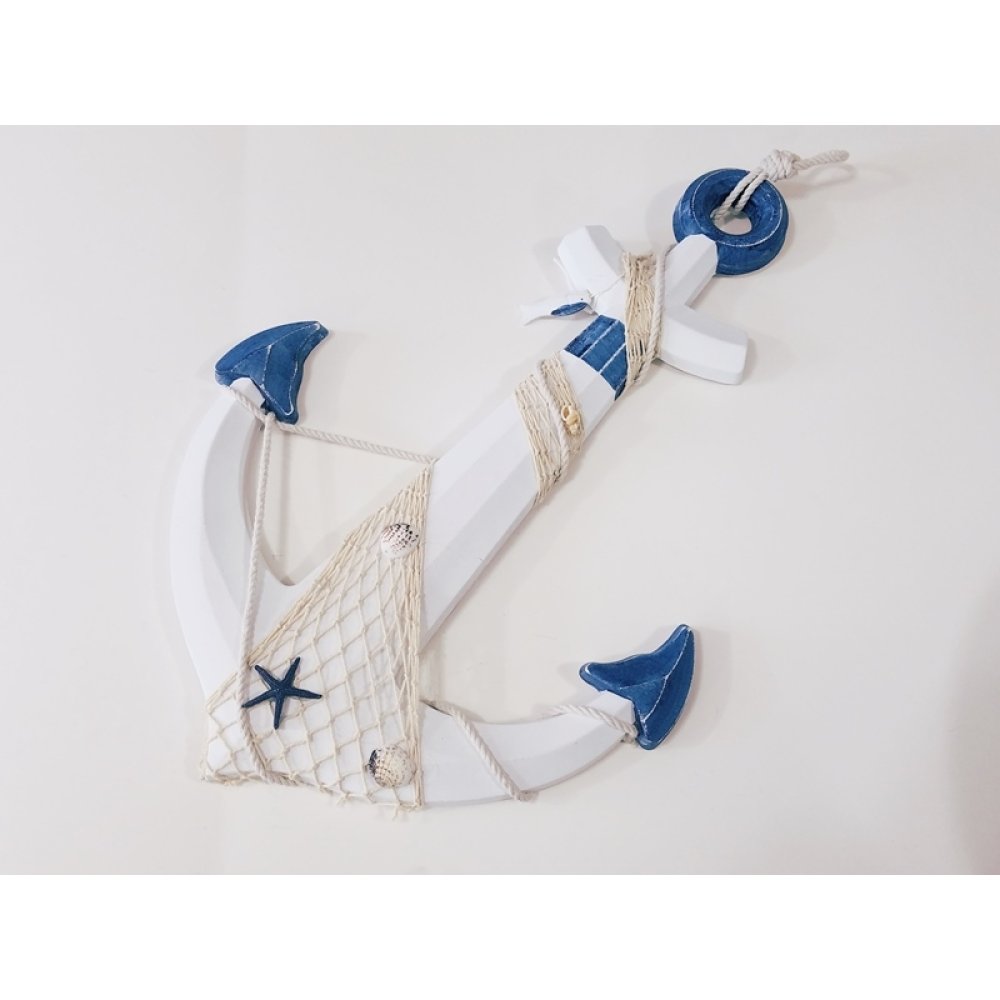 Wholesale Large Size Wooden Giant Anchor Wall Ornament 67 cm