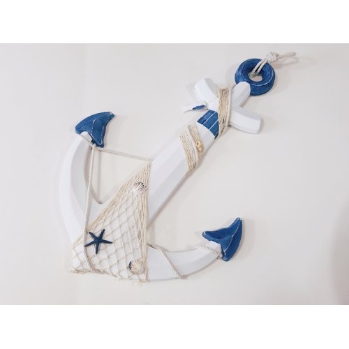 Wholesale Large Size Wooden Giant Anchor Wall Ornament 67 cm