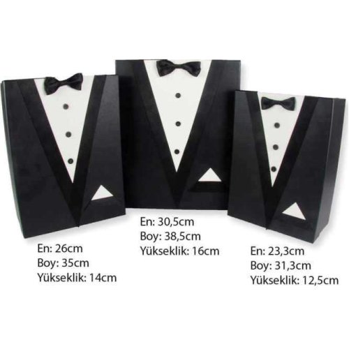 Wholesale Groom Pack Carton Box Set of 3