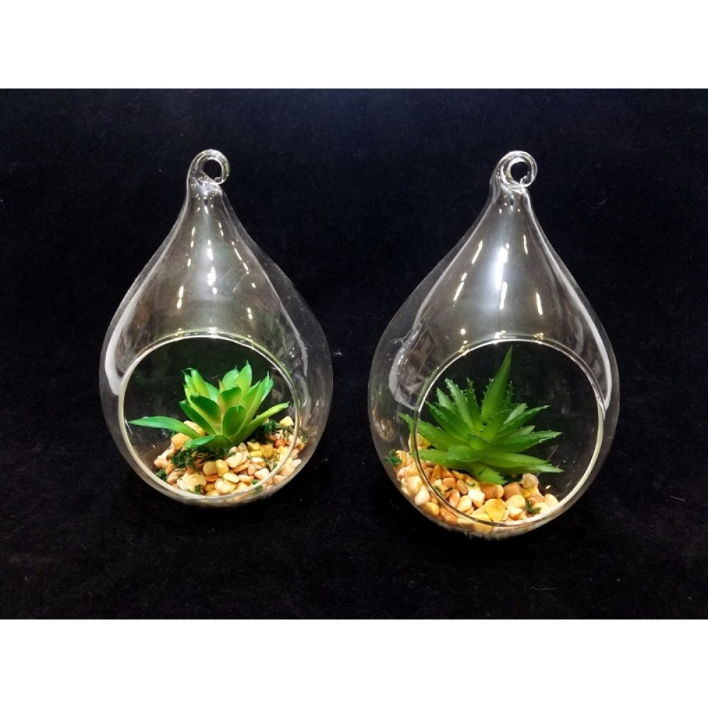 Wholesale Drop Shaped Terrarium Trinket