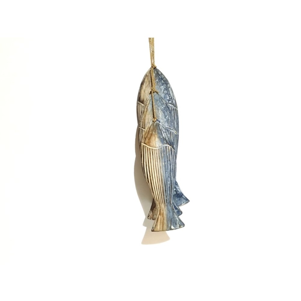 Wholesale Decorative Wooden 3 Piece Fish Wall Ornament