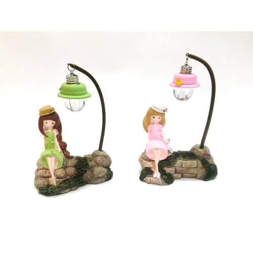 Wholesale Decorative Illuminated Cute Girl Trinket