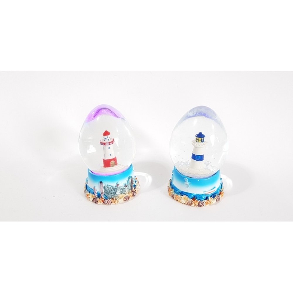 Wholesale Seaside Souvenirs Light Water Globe With Lights